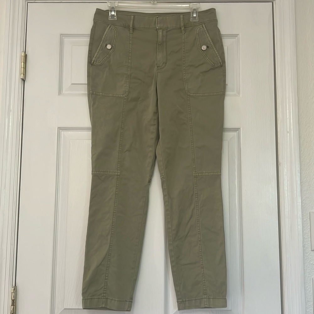 WHBM High Rise Pret-A-Jet Slim Pants